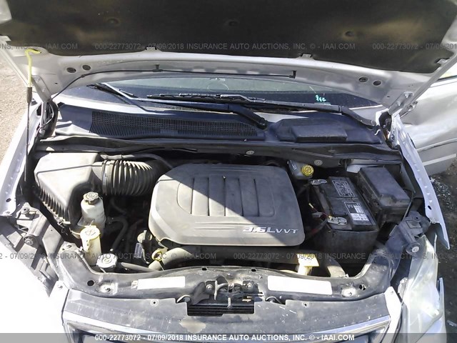 2C4RC1BG4CR226423 - 2012 CHRYSLER TOWN & COUNTRY TOURING SILVER photo 10