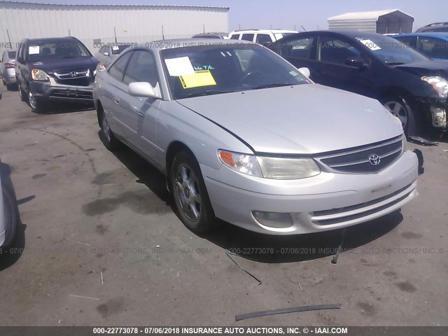 2T1CF28P2YC413144 - 2000 TOYOTA CAMRY SOLARA SE/SLE ვერცხლისფერი ფოტო 1