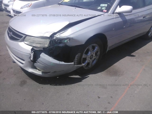 2T1CF28P2YC413144 - 2000 TOYOTA CAMRY SOLARA SE/SLE ვერცხლისფერი ფოტო 6