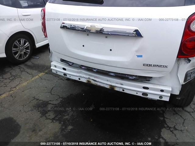 2GNALBEK7D6308045 - 2013 CHEVROLET EQUINOX LS WHITE photo 6