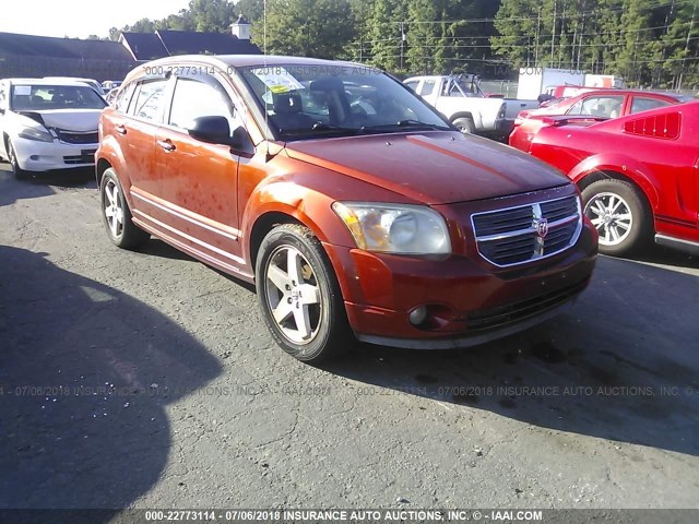 1B3HB78K47D347086 - 2007 DODGE CALIBER R/T ORANGE photo 1