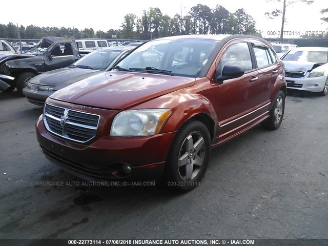 1B3HB78K47D347086 - 2007 DODGE CALIBER R/T ORANGE photo 2