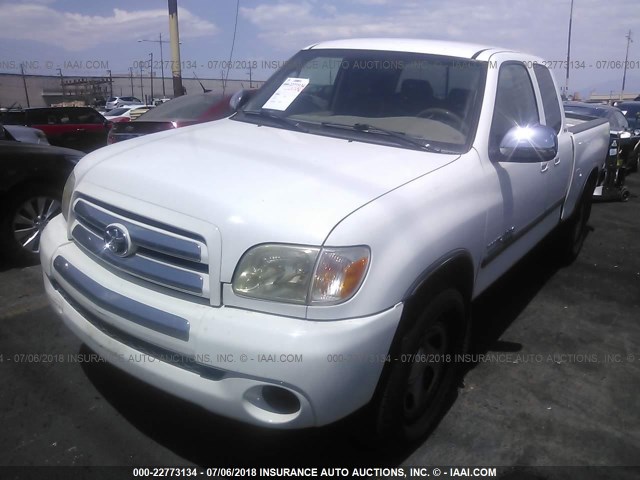 5TBRU34186S456519 - 2006 TOYOTA TUNDRA ACCESS CAB SR5 WHITE photo 2