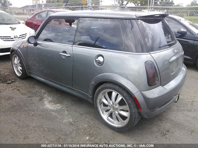 WMWRE33414TD82584 - 2004 MINI COOPER S GRAY photo 3