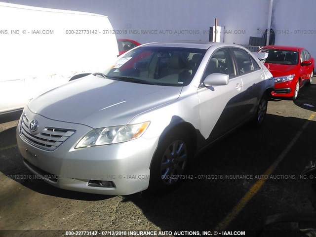 4T1BK46K29U078459 - 2009 TOYOTA CAMRY SE/LE/XLE SILVER photo 2