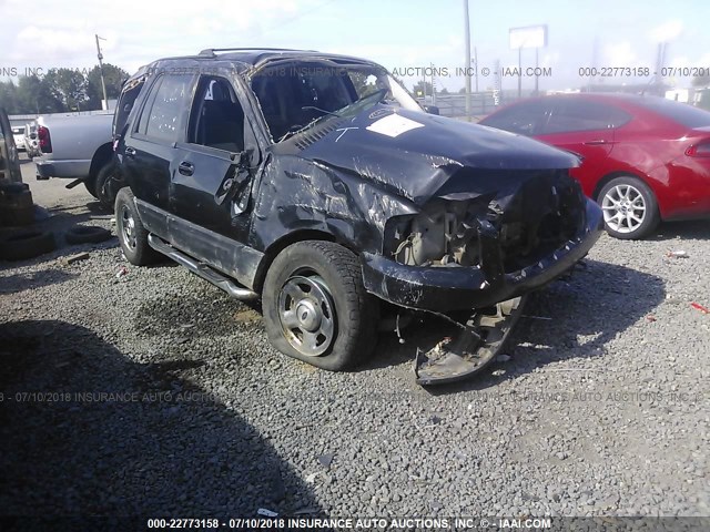 1FMPU16L63LC14824 - 2003 FORD EXPEDITION XLT BLACK photo 1