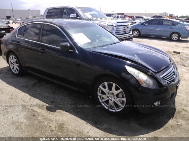 JN1CV6AP8AM204510 - 2010 INFINITI G37 SPORT BLACK photo 1