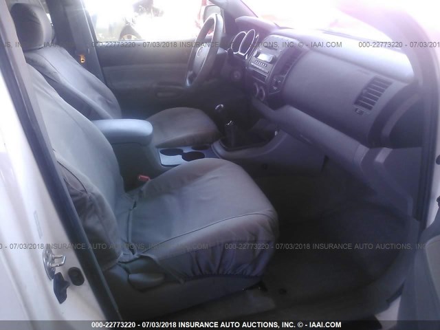 5TEUX42N58Z557821 - 2008 TOYOTA TACOMA ACCESS CAB Ақ фото 5