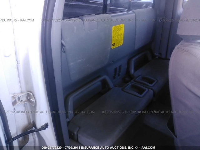 5TEUX42N58Z557821 - 2008 TOYOTA TACOMA ACCESS CAB WHITE photo 8