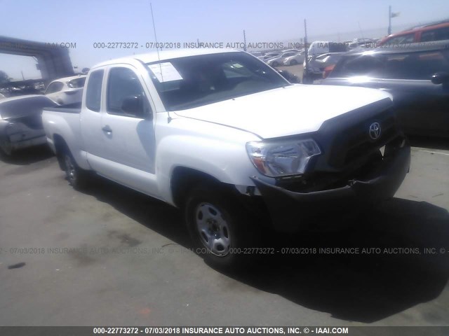 5TFTX4CN8FX048742 - 2015 TOYOTA TACOMA ACCESS CAB Ақ фото 1