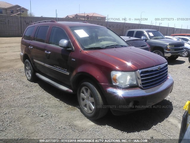 1A8HX58258F146803 - 2008 CHRYSLER ASPEN LIMITED MAROON photo 1