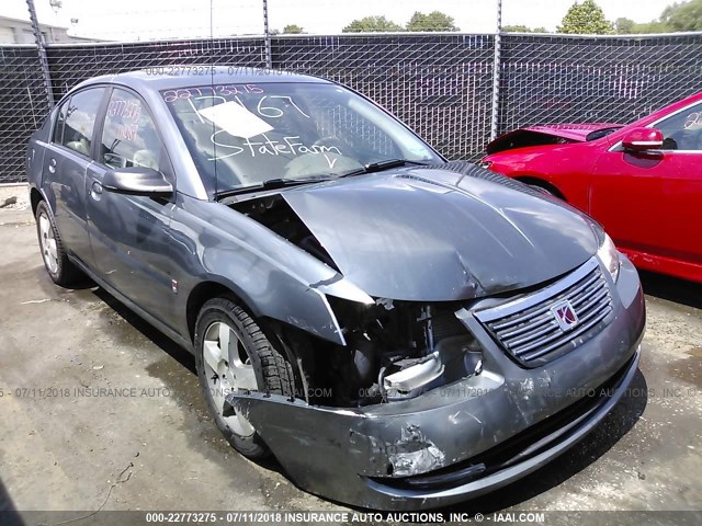 1G8AL58F37Z176364 - 2007 SATURN ION LEVEL 3 GRAY photo 1