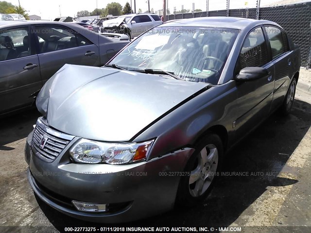 1G8AL58F37Z176364 - 2007 SATURN ION LEVEL 3 GRAY photo 2