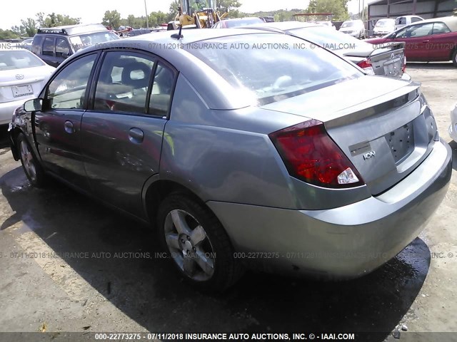 1G8AL58F37Z176364 - 2007 SATURN ION LEVEL 3 GRAY photo 3