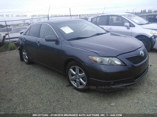 4T1BE46K89U395184 - 2009 TOYOTA CAMRY SE/LE/XLE GRAY photo 1