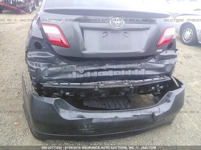 4T1BE46K89U395184 - 2009 TOYOTA CAMRY SE/LE/XLE GRAY photo 6