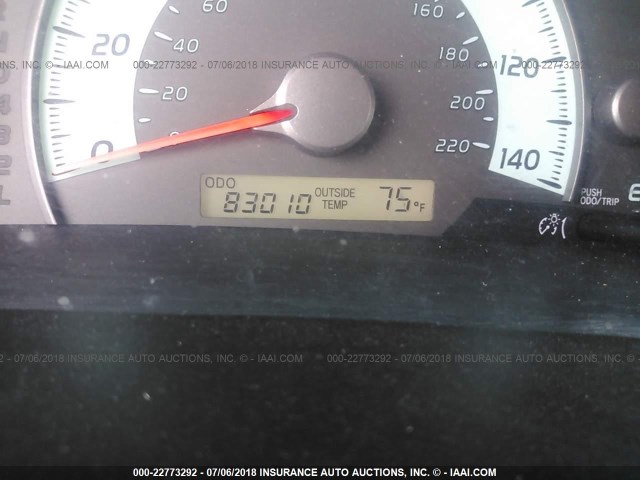 4T1BE46K89U395184 - 2009 TOYOTA CAMRY SE/LE/XLE GRAY photo 7