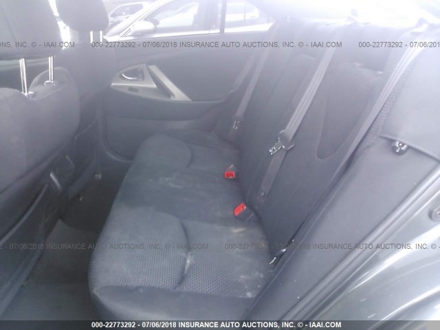 4T1BE46K89U395184 - 2009 TOYOTA CAMRY SE/LE/XLE GRAY photo 8