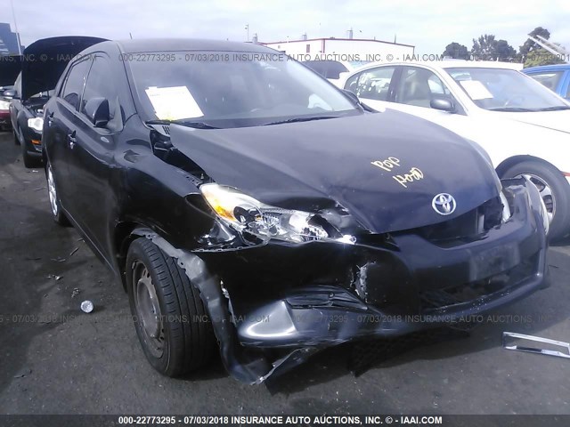 2T1KU40E99C029578 - 2009 TOYOTA COROLLA MATRIX  BLACK photo 1
