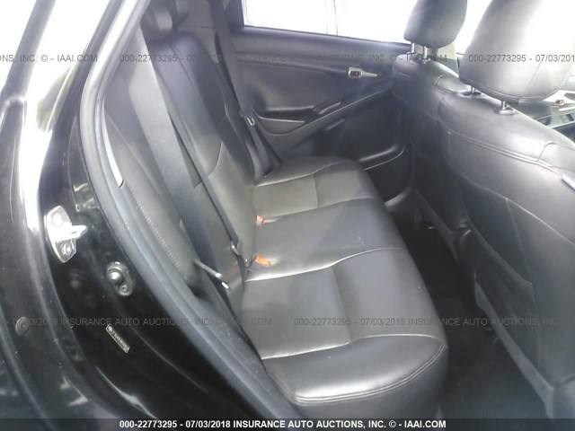 2T1KU40E99C029578 - 2009 TOYOTA COROLLA MATRIX  BLACK photo 8