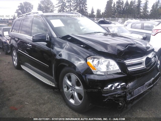 4JGBF7BE7BA722762 - 2011 MERCEDES-BENZ GL 450 4MATIC BLACK photo 1