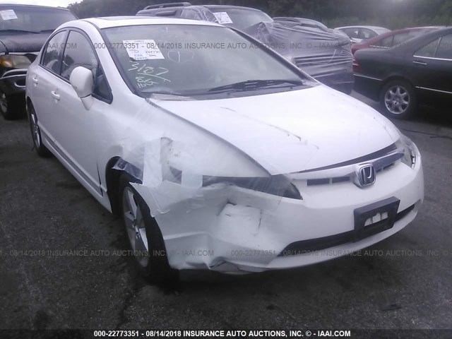 2HGFA16958H329188 - 2008 HONDA CIVIC EXL 白色 照片 1