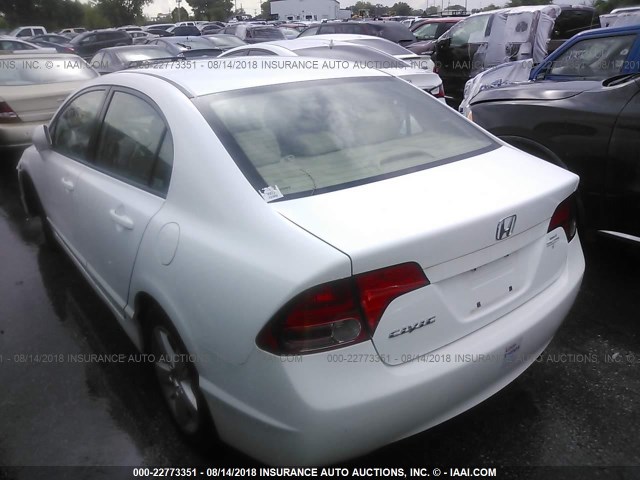 2HGFA16958H329188 - 2008 HONDA CIVIC EXL 白色 照片 3