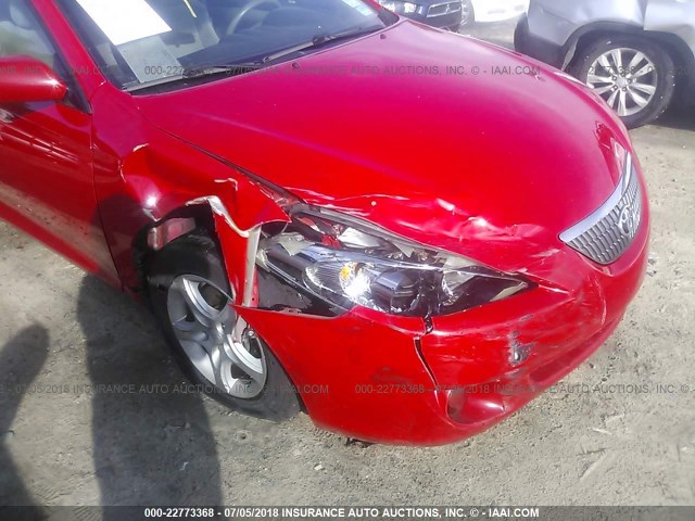 4T1CE38P24U879304 - 2004 TOYOTA CAMRY SOLARA SE/SLE Qırmızı foto 6