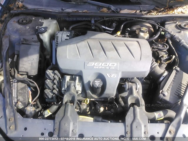 2G2WS522341367621 - 2004 PONTIAC GRAND PRIX GT2 ლურჯი ფოტო 10