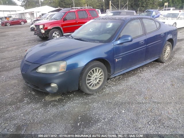 2G2WS522341367621 - 2004 PONTIAC GRAND PRIX GT2 BLUE photo 2