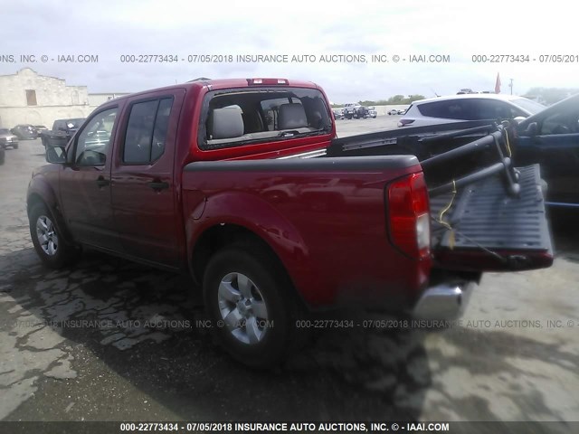 1N6AD07UX9C404370 - 2009 NISSAN FRONTIER CREW CAB SE/LE/NISMO RED photo 3