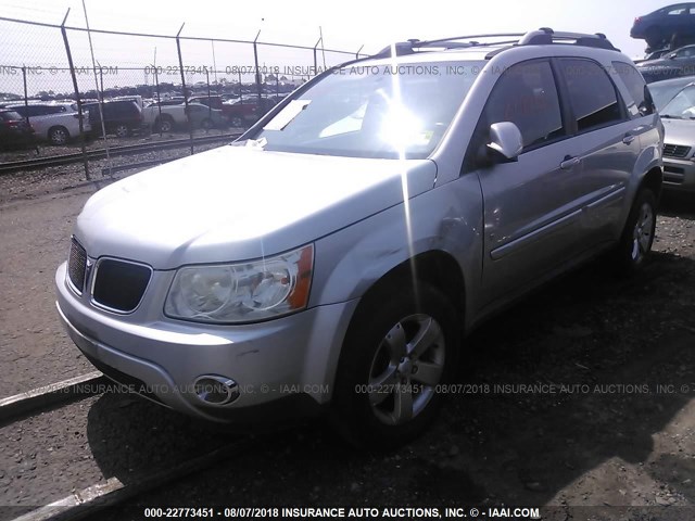 2CKDL63F766104747 - 2006 PONTIAC TORRENT SILVER photo 2