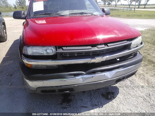 1GCEK14T62Z119258 - 2002 CHEVROLET SILVERADO K1500 RED photo 6