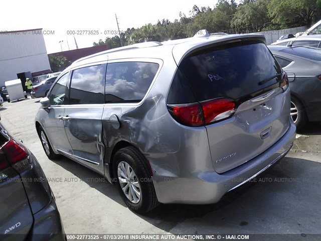 2C4RC1BG1JR119505 - 2018 CHRYSLER PACIFICA TOURING L 银色 照片 3