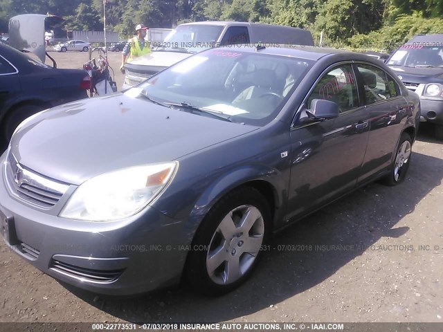 1G8ZS57B99F187085 - 2009 SATURN AURA XE GRAY photo 2