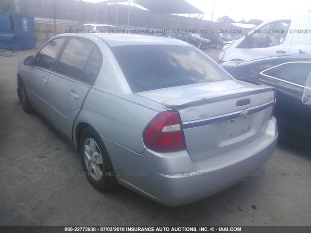 1G1ZT54855F312310 - 2005 CHEVROLET MALIBU LS GRAY photo 3