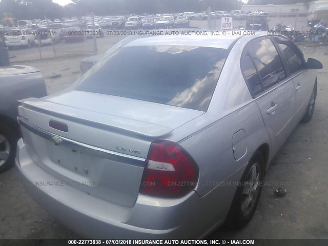 1G1ZT54855F312310 - 2005 CHEVROLET MALIBU LS GRAY photo 4
