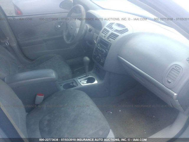 1G1ZT54855F312310 - 2005 CHEVROLET MALIBU LS GRAY photo 5