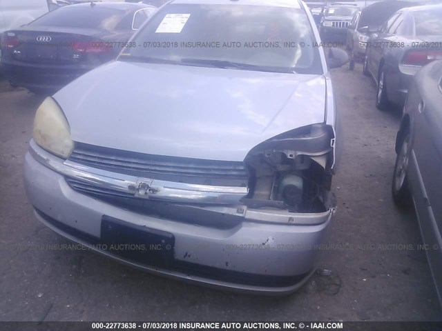 1G1ZT54855F312310 - 2005 CHEVROLET MALIBU LS GRAY photo 6