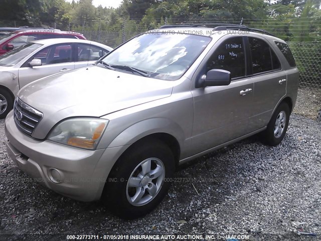 KNDJD736675702676 - 2007 KIA SORENTO EX/LX BEIGE photo 2