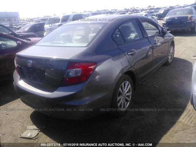 19XFB2F84CE323976 - 2012 HONDA CIVIC EX TAN photo 4