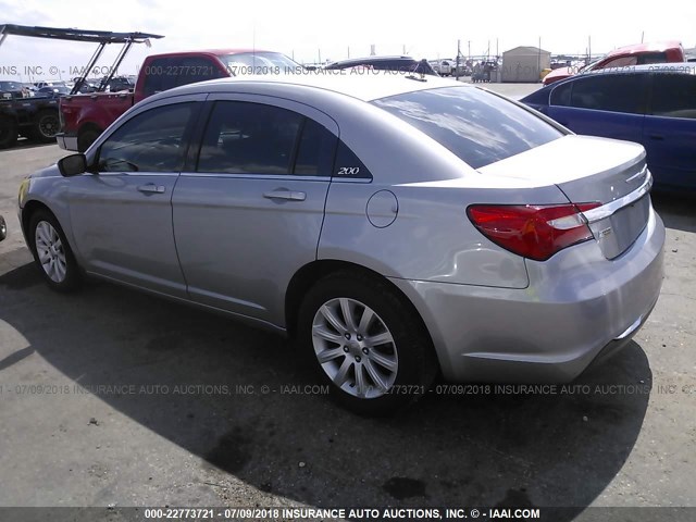 1C3CCBBG9EN107024 - 2014 CHRYSLER 200 TOURING SILVER photo 3