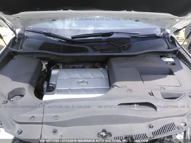 2T2BK1BA4FC287867 - 2015 LEXUS RX 350/BASE/F SPORT WHITE photo 10