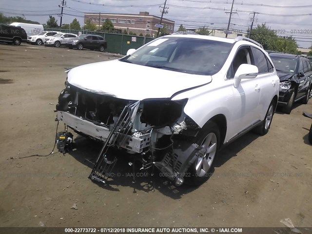 2T2BK1BA4FC287867 - 2015 LEXUS RX 350/BASE/F SPORT WHITE photo 2