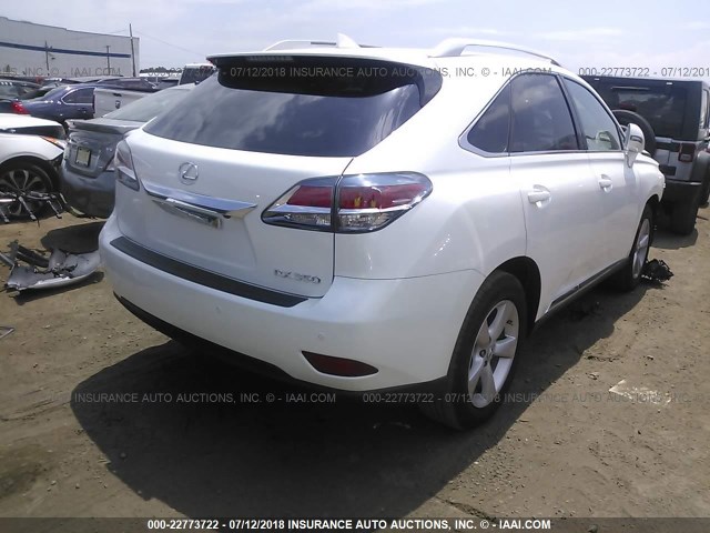 2T2BK1BA4FC287867 - 2015 LEXUS RX 350/BASE/F SPORT WHITE photo 4