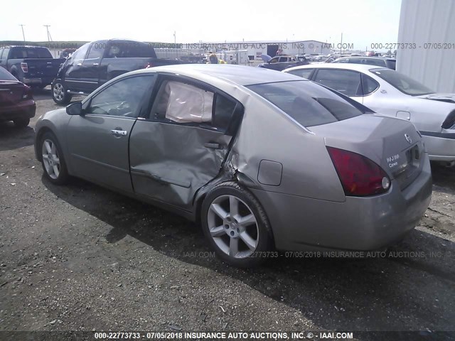 1N4BA41E06C807297 - 2006 NISSAN MAXIMA SE/SL GOLD photo 3