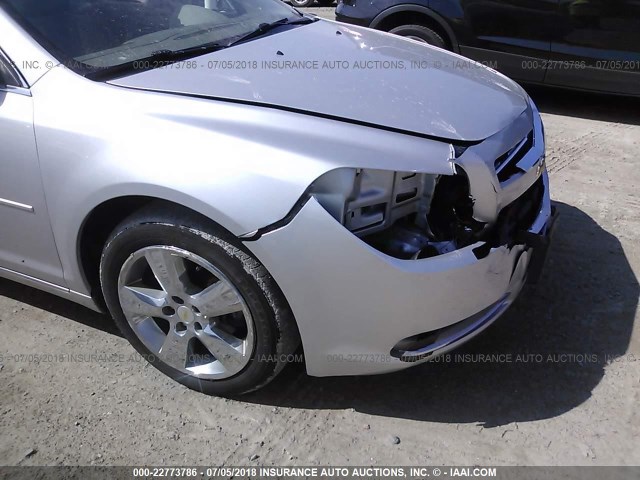 1G1ZD5EUXCF335281 - 2012 CHEVROLET MALIBU 2LT SILVER photo 6