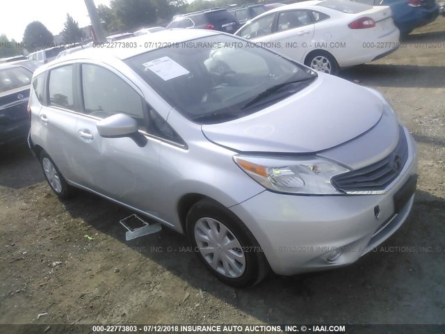 3N1CE2CP1GL400345 - 2016 NISSAN VERSA NOTE S/S PLUS/SV/SL/SR SILVER photo 1