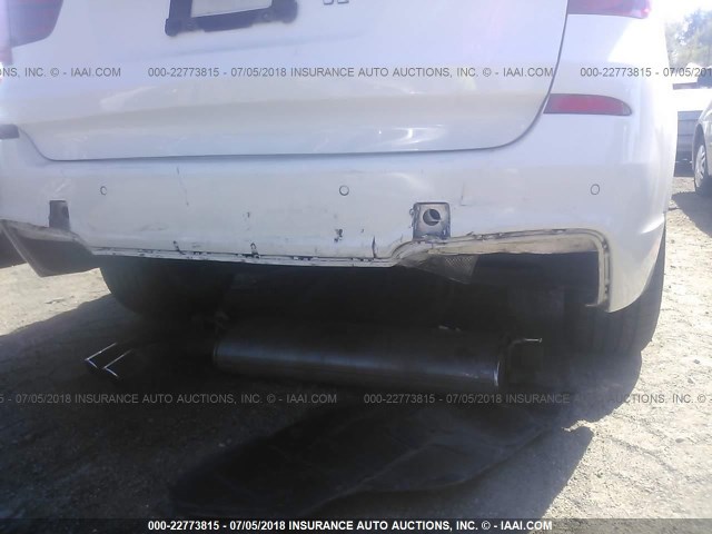 5UXWX9C50D0D04700 - 2013 BMW X3 XDRIVE28I WHITE photo 6