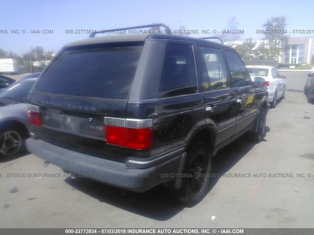 SALPM16432A464599 - 2002 LAND ROVER RANGE ROVER 4.6 HSE LONG WHEELBASE BLACK photo 4